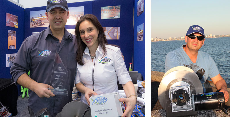 Savwinch - 2012 Marine Business Innovation Award - Owners - Nick and Eleni Savva